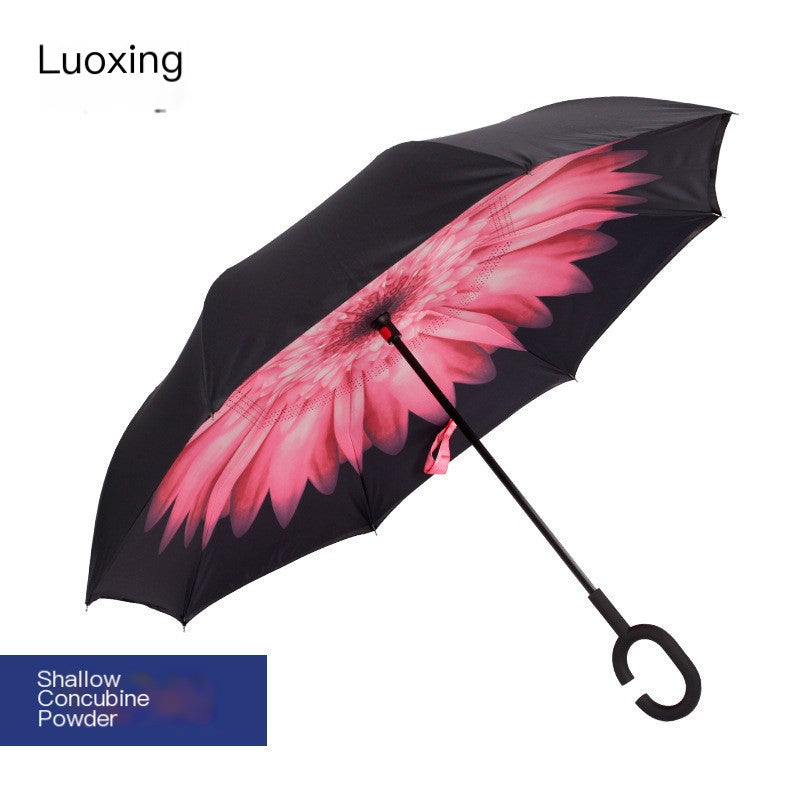 Double-Layer Inverted Umbrella with C-Handle – 105 cm