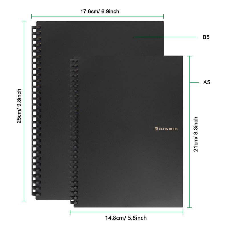 Smart Reusable Notebook – Erasable Pages with App Backup