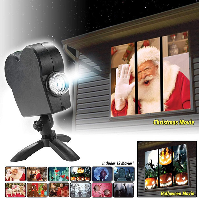Halloween Projector for Pumpkin and Christmas Lights