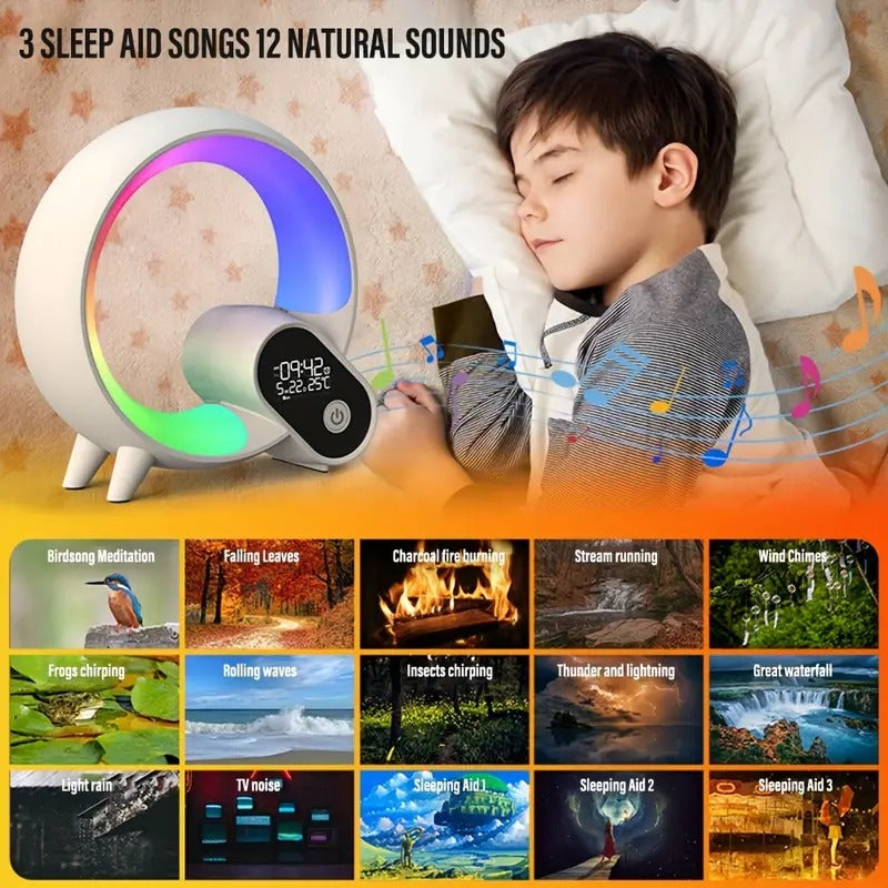 Sunrise Alarm Clock with Bluetooth & Ambient Light