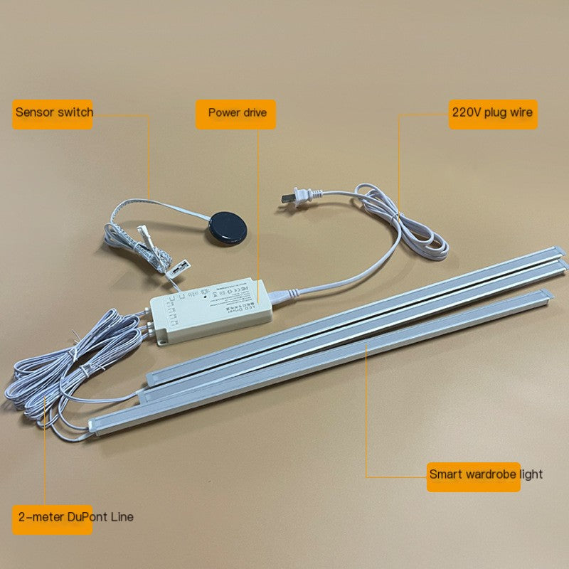 Smart Sensor Cabinet LED Light Bar – 30–100 cm