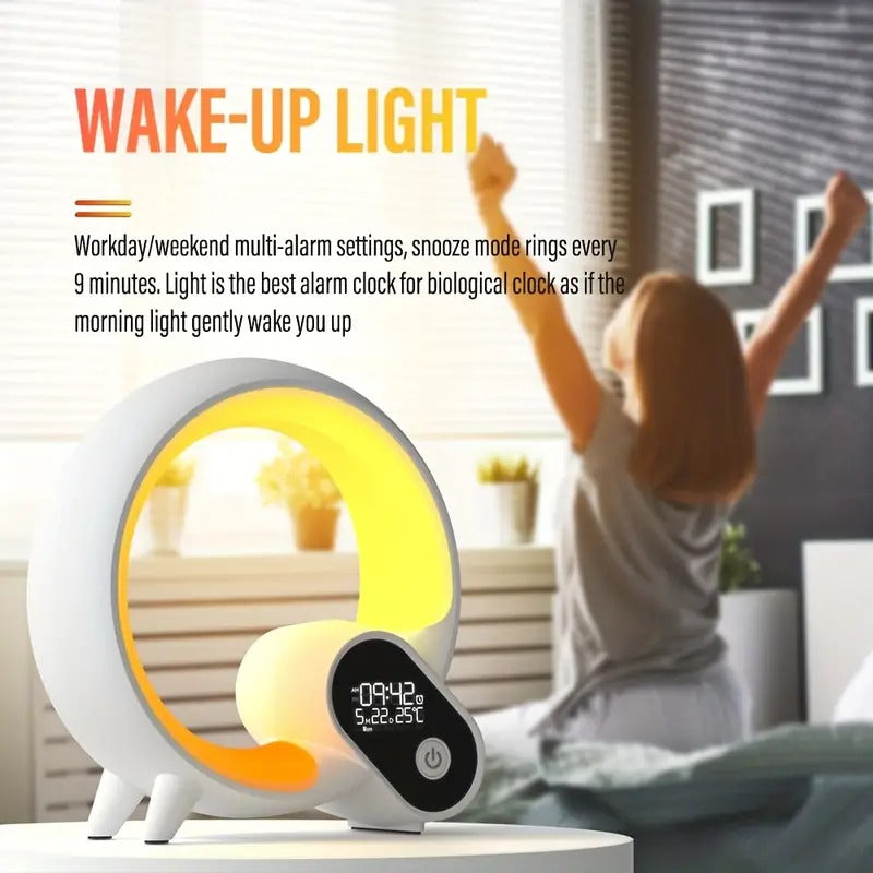 Sunrise Alarm Clock with Bluetooth & Ambient Light