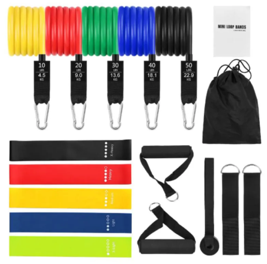 17-Piece Resistance Band Workout Set