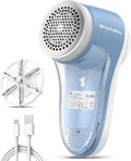Fabric Shaver and Lint Remover, Rechargeable Sweater Defuzzer