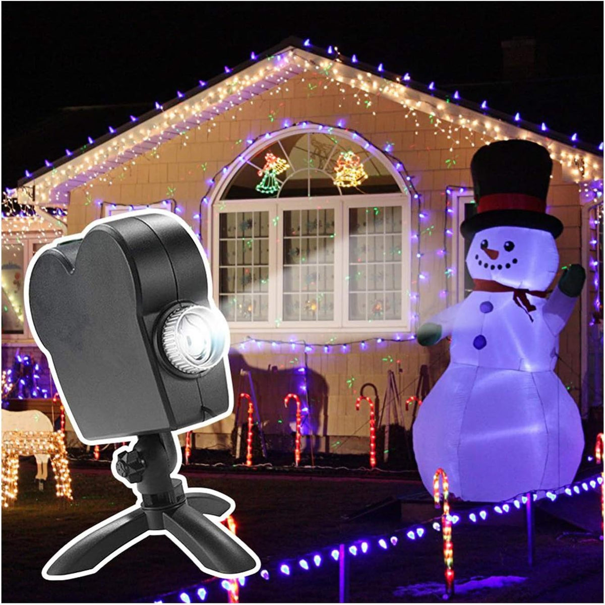 Halloween Projector for Pumpkin and Christmas Lights