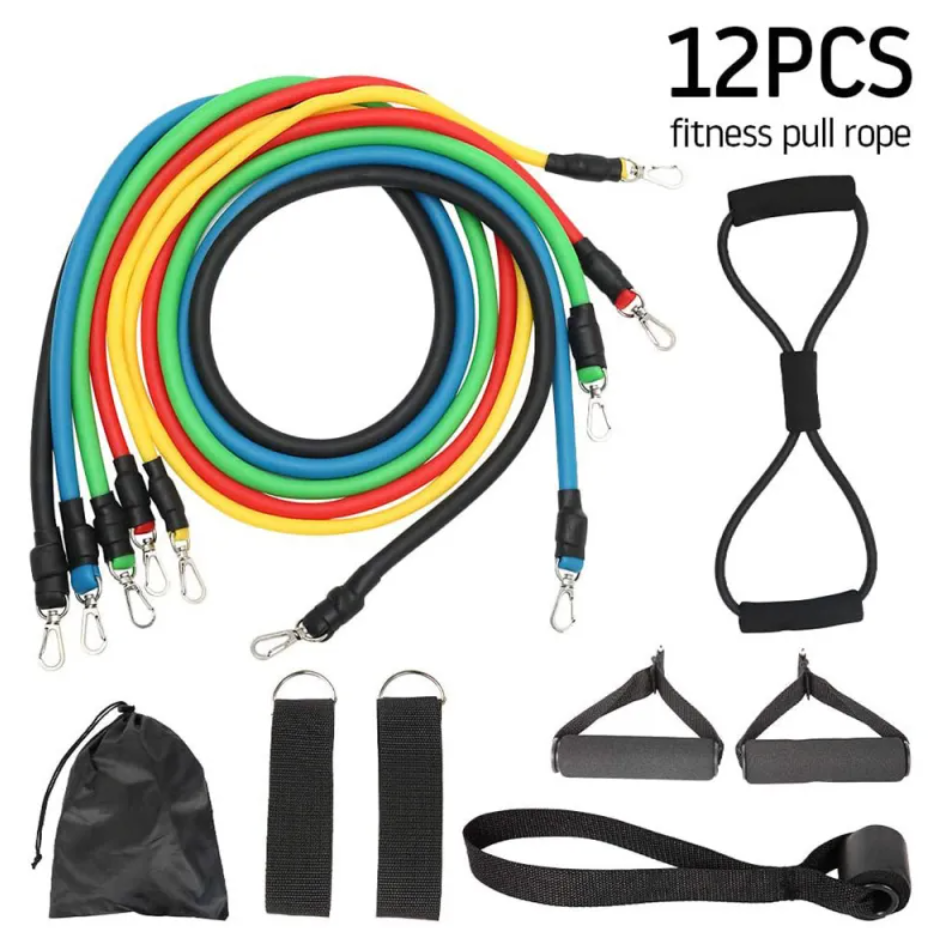 17-Piece Resistance Band Workout Set