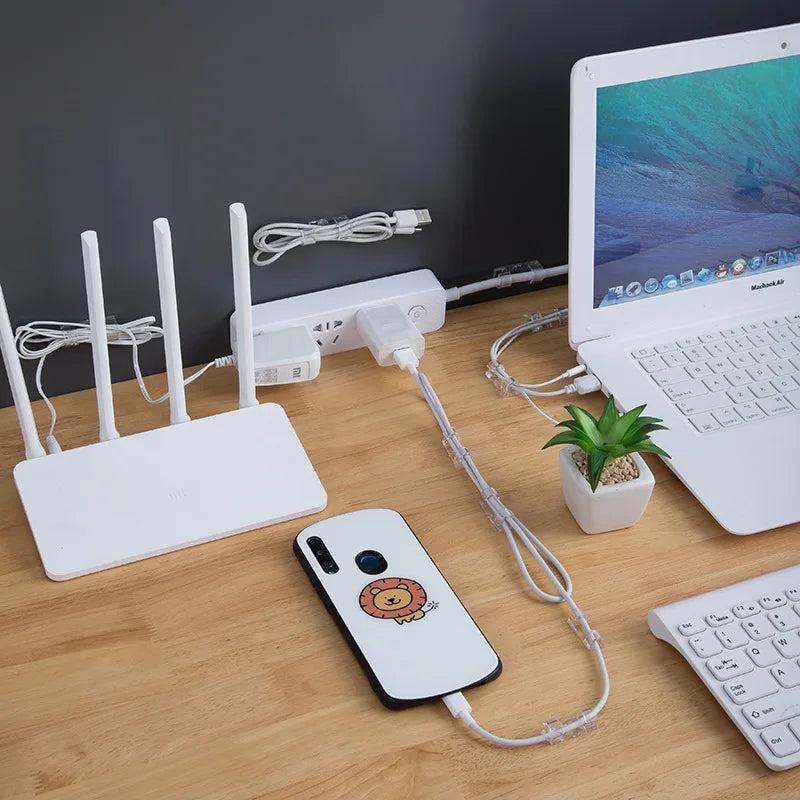 Cable Organizer Clips – 20 Pack