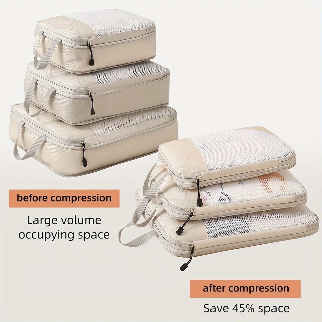 3-Piece Compression Packing Cubes