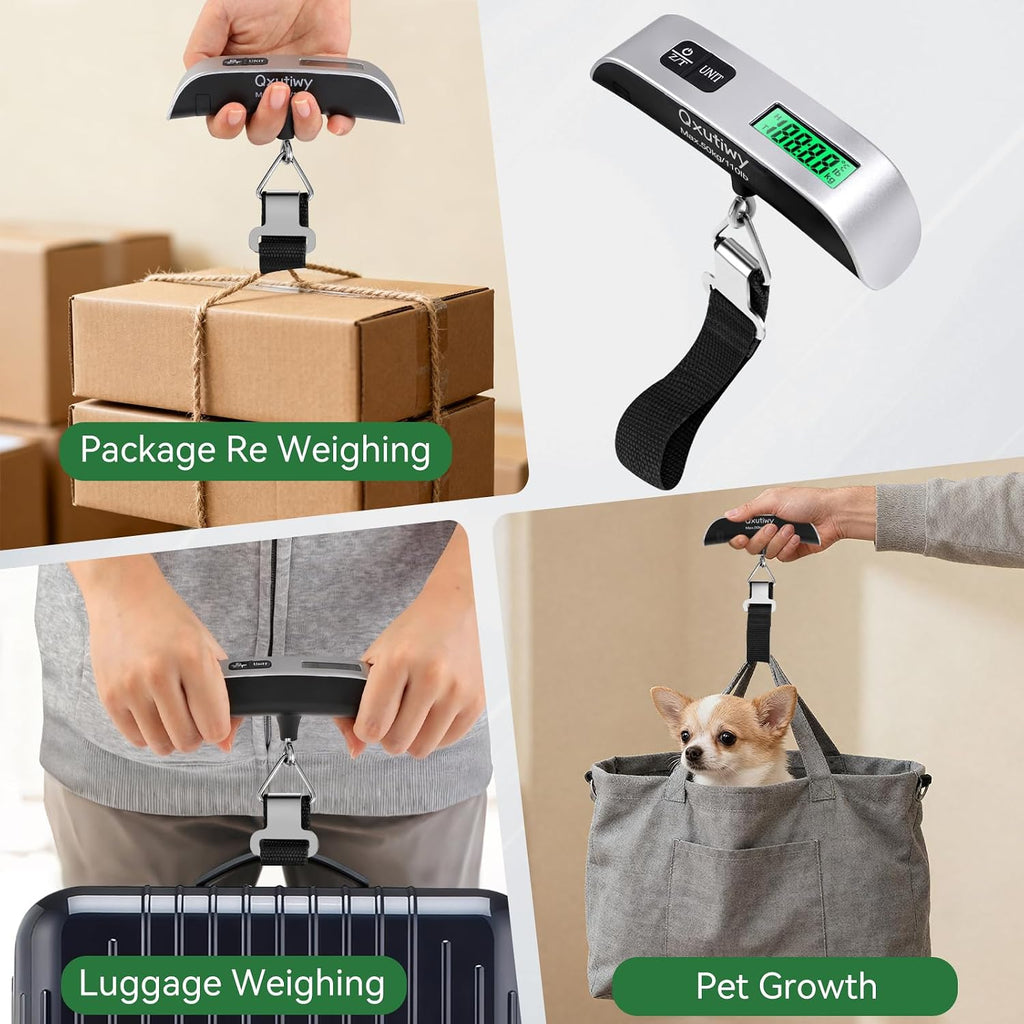 Luggage Scale, 110 Pounds Digital Luggage Scale Battery Included
