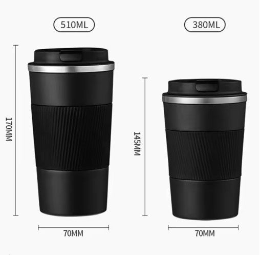 Insulated Stainless Steel Travel Mug – Leakproof 380ml / 510ml
