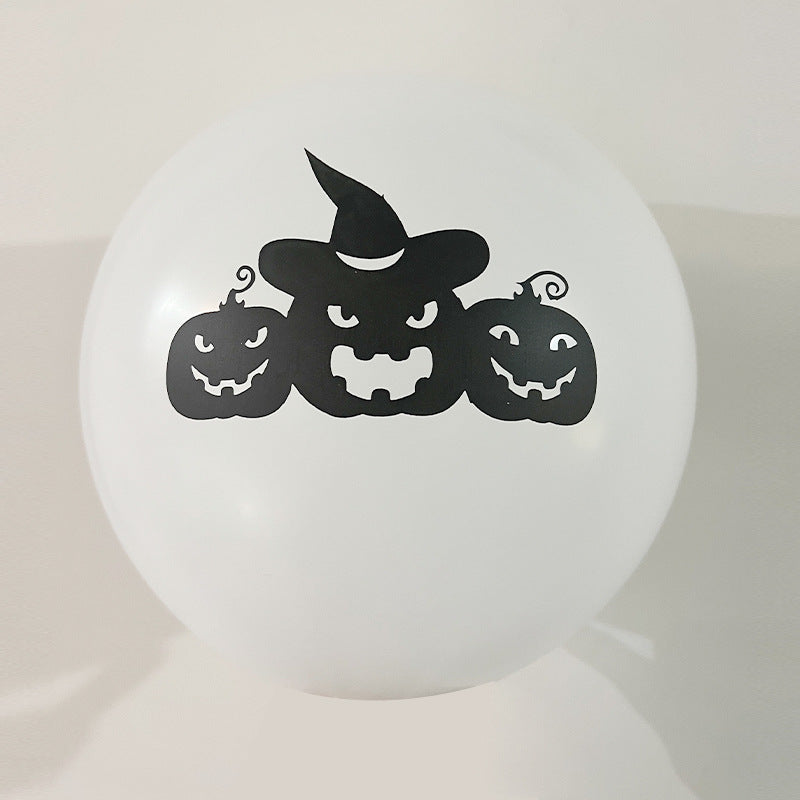 100-Pack Halloween Balloons – Spooky Party Designs