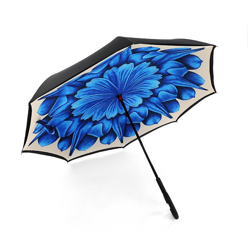 Double-Layer Inverted Umbrella with C-Handle – 105 cm