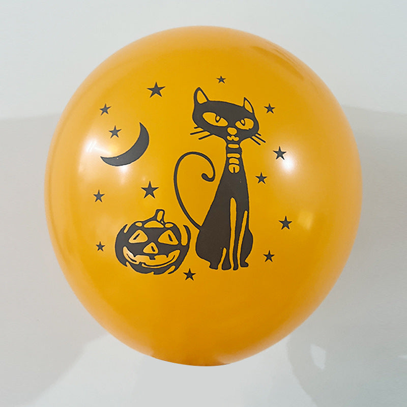 100-Pack Halloween Balloons – Spooky Party Designs