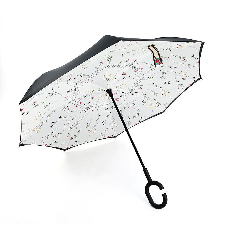 Double-Layer Inverted Umbrella with C-Handle – 105 cm