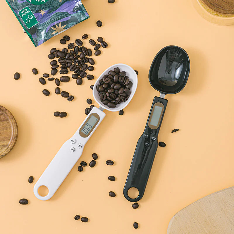 Digital measuring spoon scale display